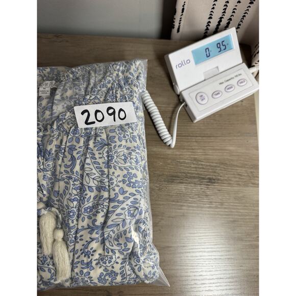 Patrons Of Peace Women Dress M Blue Paisley Tiered Midi Peasant Boho Cottagecore - Picture 16 of 16